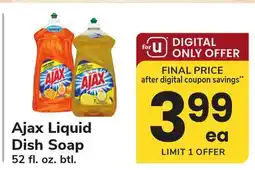 ACME Ajax Liquid Dish Soap offer
