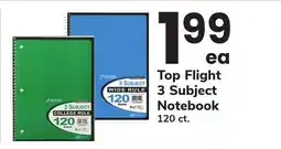 ACME Top Flight 3 Subject Notebook offer