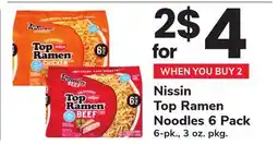 ACME Nissin Top Ramen Noodles offer