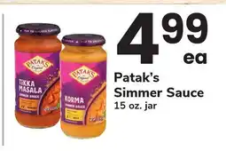 ACME Patak's Simmer Sauce offer