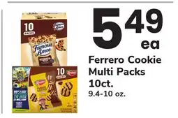 ACME Ferrero Cookie Multi Packs offer