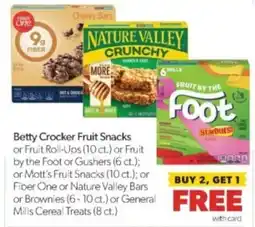 Family Fare Betty Crocker Fruit Snacks offer