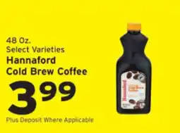 Hannaford Hannaford cold brew coffee offer