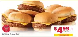 Family Fare Ground fresh in-store daily 80% Lean Ground Beef offer