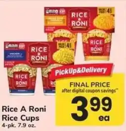 Safeway Rice A Roni Rice Cups offer