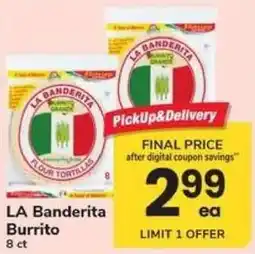 Safeway La Banderita Burrito offer