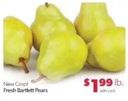 Family Fare Fresh Bartlett Pears offer