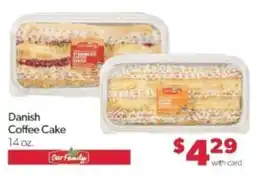 Family Fare Our Family Danish Coffee Cake offer
