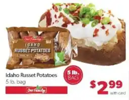 Family Fare Our Family Idaho Russet Potatoes offer
