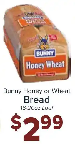 Valu Market Bunny Honey or Wheat Bread offer