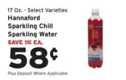 Hannaford Hannaford sparkling chill sparkling water offer