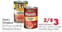 Family Fare Hunt's Tomatoes offer
