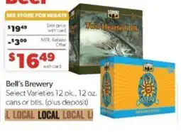 Family Fare Bell's Brewery Select Varieties offer