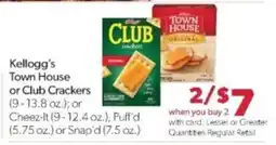 Family Fare Kellogg's Town House or Club Crackers offer