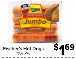 Valu Market Fischer's Hot Dogs offer