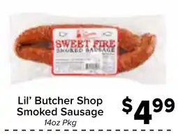Valu Market Lil' Butcher Shop Smoked Sausage offer