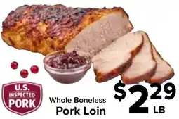 Valu Market U.S. Inspected Pork Whole Boneless Pork Loin offer