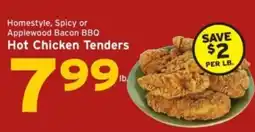 Hannaford Hot Chicken Tenders offer