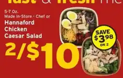 Hannaford Hannaford Chicken Caesar Salad offer