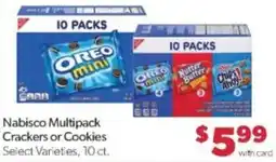 Family Fare Nabisco Multipack Crackers or Cookies offer