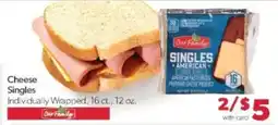 Family Fare Our Family Cheese Singles offer