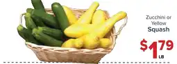 Valu Market Zucchini or Yellow Squash offer