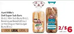 Family Fare Aunt Millie's Deli Super Sub Buns offer
