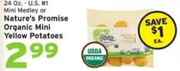 Hannaford Nature's Promise Organic Mini Yellow Potatoes offer