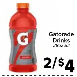 Valu Market Gatorade Drinks offer