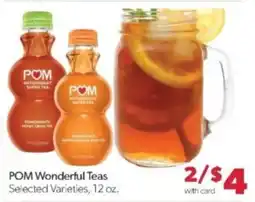 Family Fare Pom wonderful teas offer