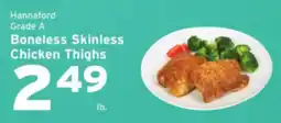 Hannaford Hannaford boneless skinless chicken thighs offer