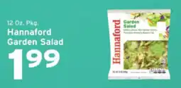 Hannaford Hannaford garden salad offer