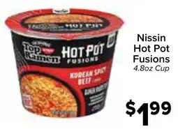 Valu Market Nissin hot pot fusions offer