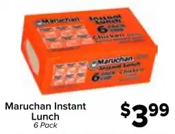 Valu Market Maruchan instant lunch offer