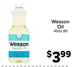 Valu Market Wesson Vegetable Oil offer