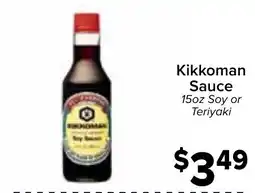 Valu Market Kikkoman Sauce offer