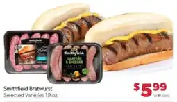 Family Fare Smithfield Bratwurst offer
