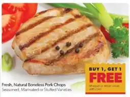 Family Fare Fresh, Natural Boneless Pork Chops offer