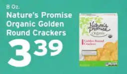 Hannaford Nature's Promise organic golden round crackers offer