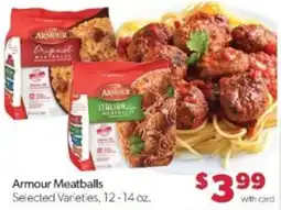 Family Fare Armour Meatballs offer