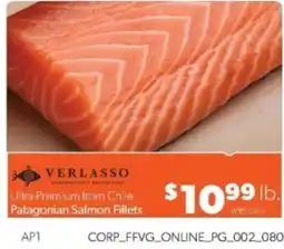 Family Fare Verlasso Ultra-Premium from Chile Patagonian Salmon Fillets offer