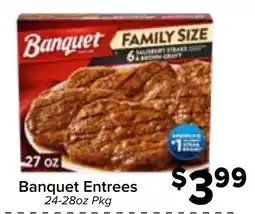 Valu Market Banquet Entrees offer