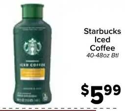 Valu Market Starbucks iced coffee offer