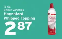 Hannaford Hannaford Whipped Topping offer