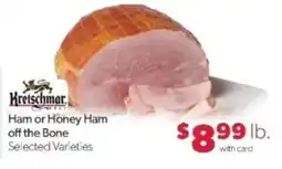 Family Fare Kreischmar Ham or Honey Ham offer