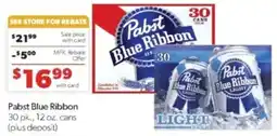 Family Fare Pabst Blue Ribbon offer