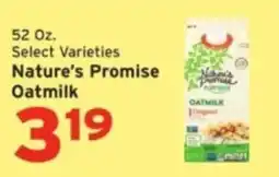 Hannaford Nature's Promise Oatmilk offer