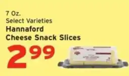 Hannaford Hannaford cheese snack slices offer
