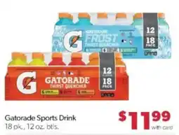 Family Fare Gatorade sports drink offer