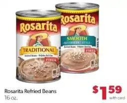 Family Fare Rosarita Refried Beans offer
